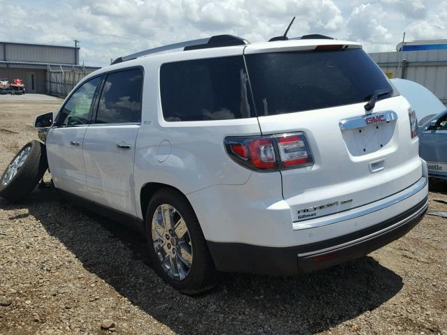 1GKKRSKD5HJ302856 - 2017 GMC ACADIA LIM WHITE photo 3