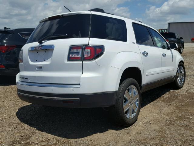 1GKKRSKD5HJ302856 - 2017 GMC ACADIA LIM WHITE photo 4