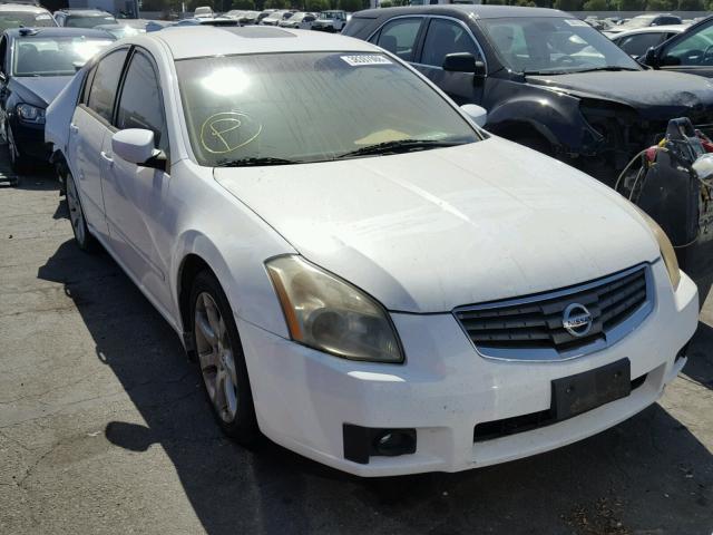 1N4BA41E27C827150 - 2007 NISSAN MAXIMA SE WHITE photo 1