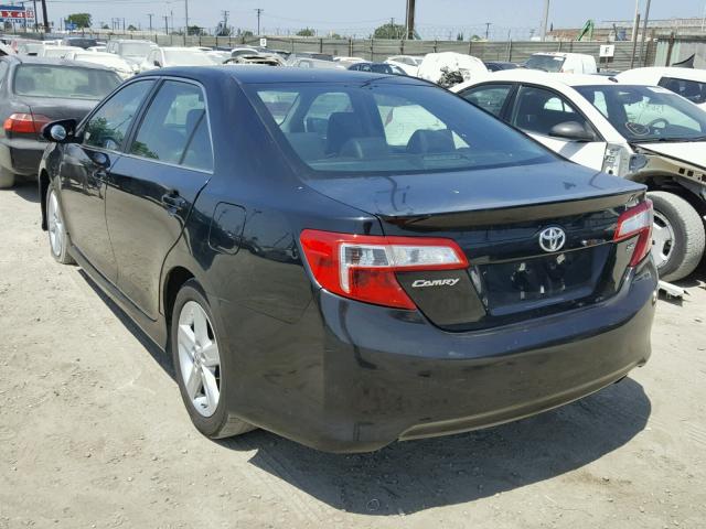 4T1BF1FK8CU046609 - 2012 TOYOTA CAMRY BASE BLACK photo 3