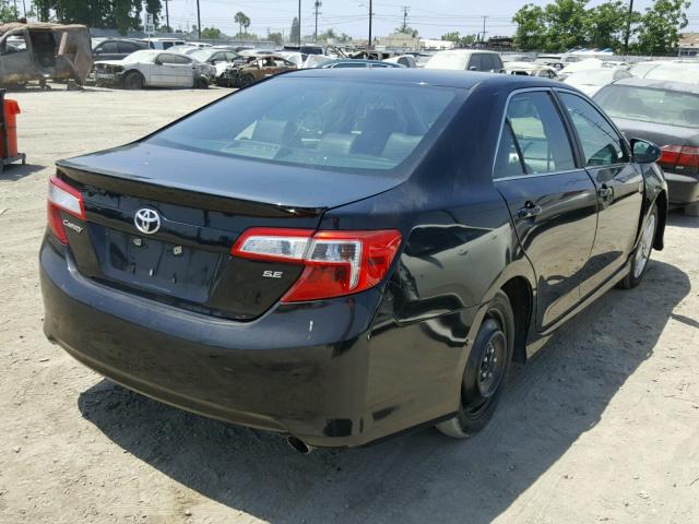 4T1BF1FK8CU046609 - 2012 TOYOTA CAMRY BASE BLACK photo 4