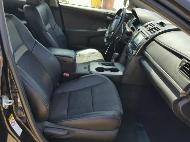 4T1BF1FK8CU046609 - 2012 TOYOTA CAMRY BASE BLACK photo 5