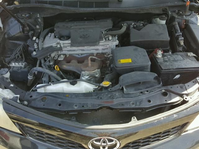 4T1BF1FK8CU046609 - 2012 TOYOTA CAMRY BASE BLACK photo 7