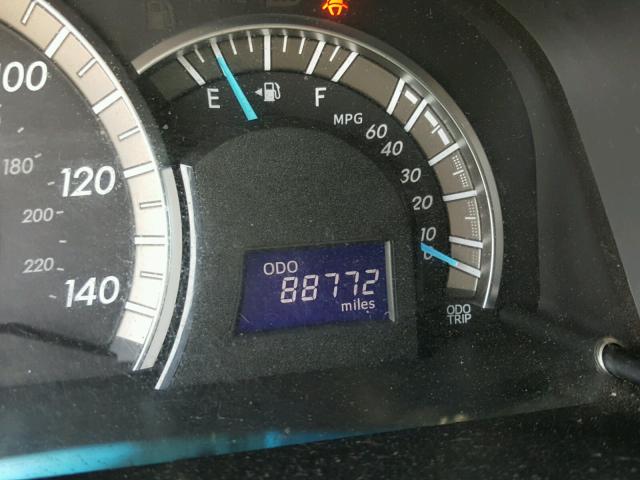 4T1BF1FK8CU046609 - 2012 TOYOTA CAMRY BASE BLACK photo 8