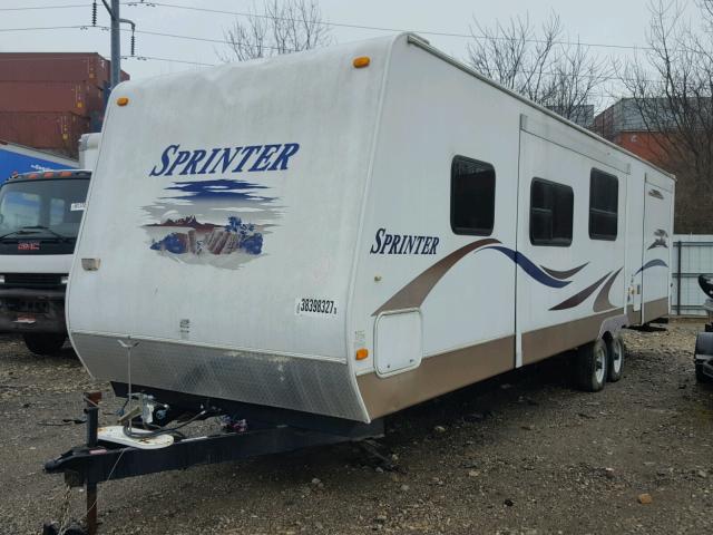 4YDT3112881532772 - 2009 KEYSTONE SPRINTER WHITE photo 2