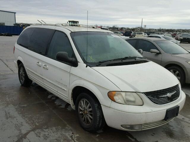 2C8GP64L21R148562 - 2001 CHRYSLER TOWN & COU WHITE photo 1