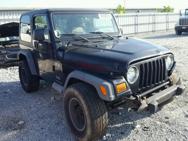 1J4FA39S03P300530 - 2003 JEEP WRANGLER C BLACK photo 1