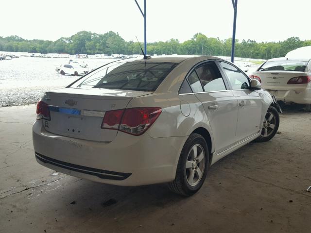 1G1PG5S9XB7298806 - 2011 CHEVROLET CRUZE LT WHITE photo 4