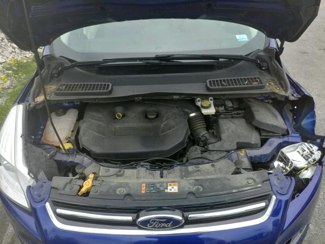 1FMCU0J90EUD14449 - 2014 FORD ESCAPE TIT BLUE photo 7