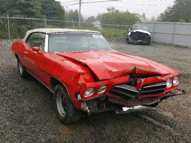 2D67T2P105390 - 1972 PONTIAC LEMANS SE ORANGE photo 1