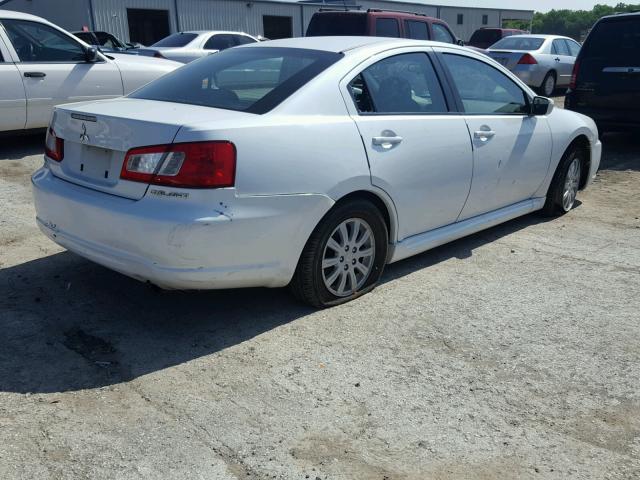 4A32B2FF2AE014221 - 2010 MITSUBISHI GALANT FE WHITE photo 4