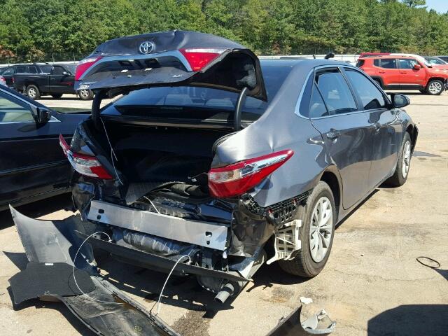 4T1BF1FK1GU259830 - 2016 TOYOTA CAMRY LE GRAY photo 4