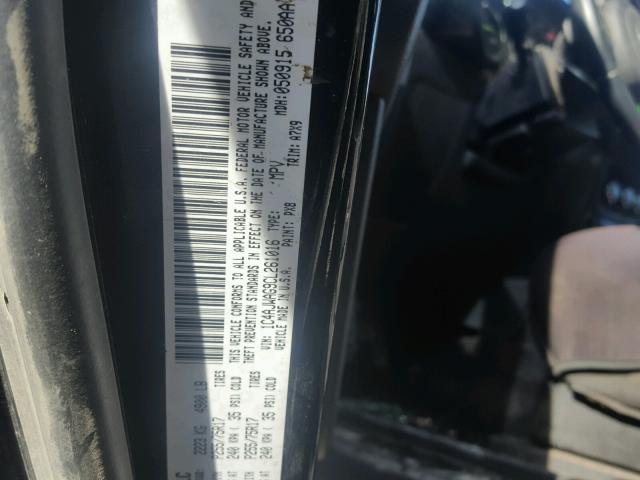 1C4AJWAG9CL261016 - 2012 JEEP WRANGLER S BLACK photo 10