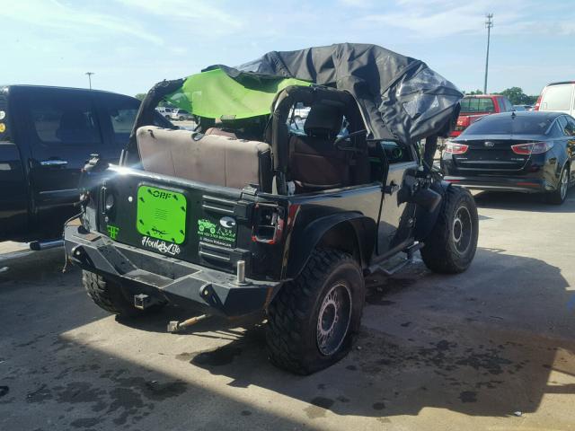 1C4AJWAG9CL261016 - 2012 JEEP WRANGLER S BLACK photo 4