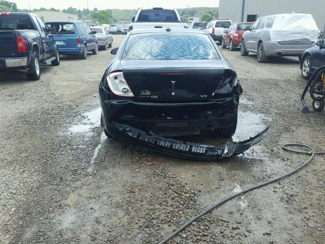 1G2ZG548954114602 - 2005 PONTIAC G6 BLACK photo 9