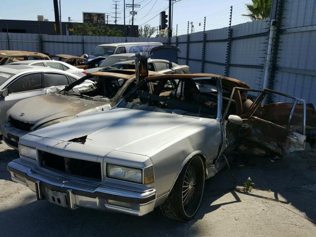 1G1BN51H9HX141527 - 1987 CHEVROLET CAPRICE CL GRAY photo 2