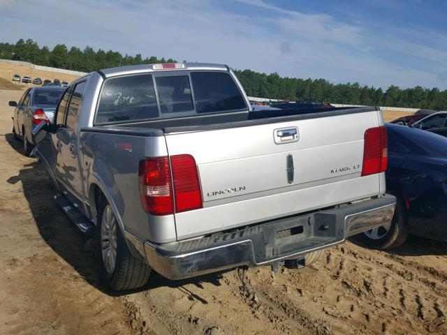 5LTPW18566FJ17717 - 2006 LINCOLN MARK LT SILVER photo 3