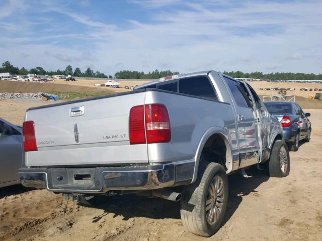 5LTPW18566FJ17717 - 2006 LINCOLN MARK LT SILVER photo 4