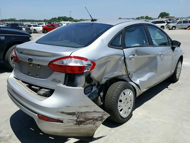 3FADP4AJ3GM138821 - 2016 FORD FIESTA S SILVER photo 4