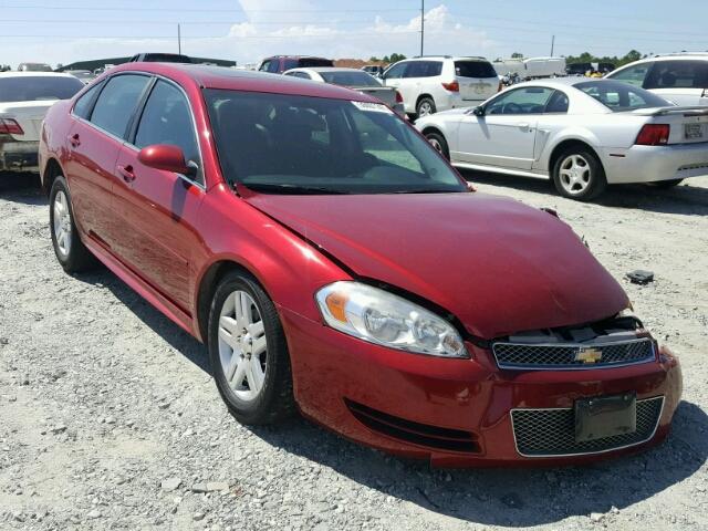 2G1WB5E30E1130921 - 2014 CHEVROLET IMPALA LIM RED photo 1