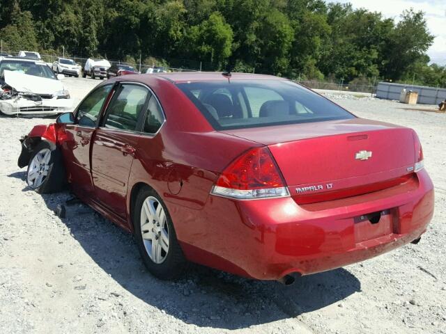 2G1WB5E30E1130921 - 2014 CHEVROLET IMPALA LIM RED photo 3