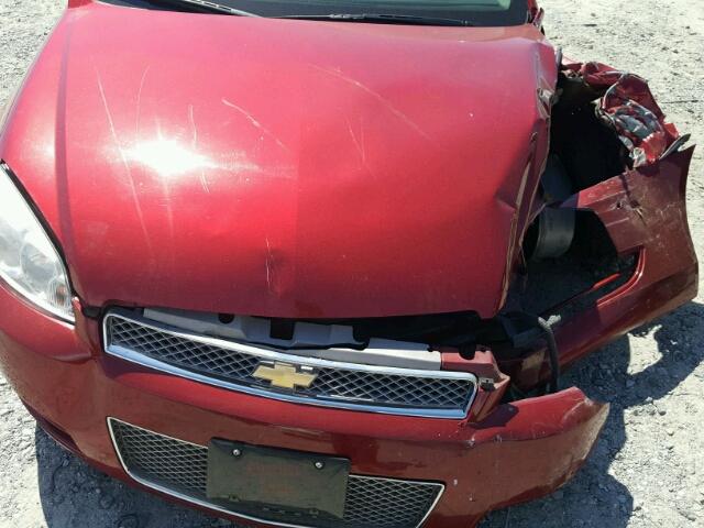 2G1WB5E30E1130921 - 2014 CHEVROLET IMPALA LIM RED photo 7