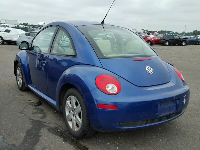 3VWRW31C57M515368 - 2007 VOLKSWAGEN NEW BEETLE 蓝色 照片 3