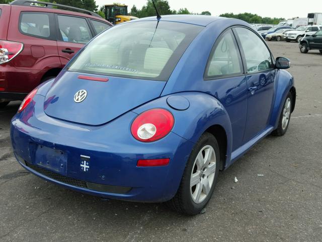 3VWRW31C57M515368 - 2007 VOLKSWAGEN NEW BEETLE 蓝色 照片 4