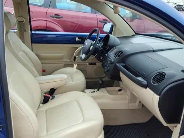 3VWRW31C57M515368 - 2007 VOLKSWAGEN NEW BEETLE 蓝色 照片 5