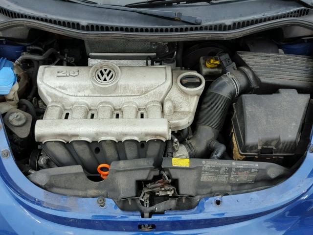 3VWRW31C57M515368 - 2007 VOLKSWAGEN NEW BEETLE 蓝色 照片 7
