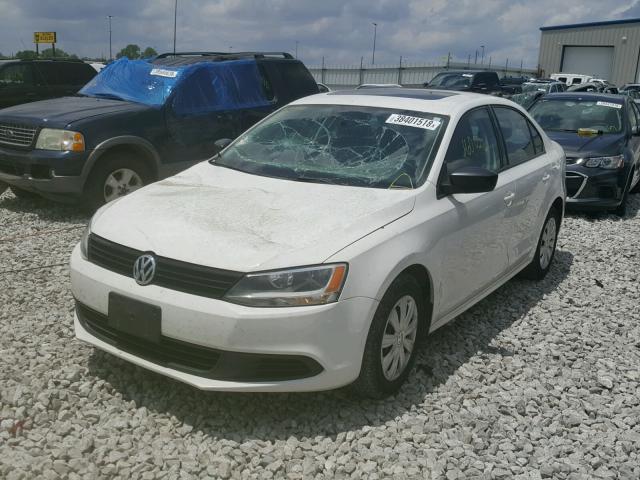 3VW2K7AJ8CM371960 - 2012 VOLKSWAGEN JETTA BASE 白色 照片 2