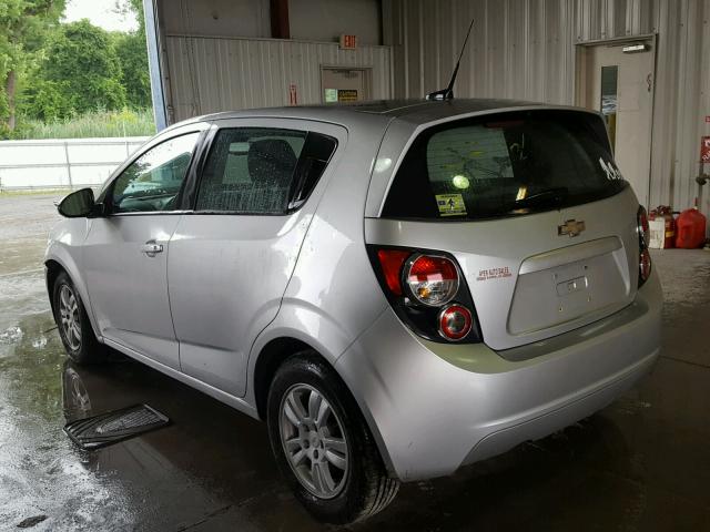 1G1JA6SH0C4100497 - 2012 CHEVROLET SONIC LS SILVER photo 3