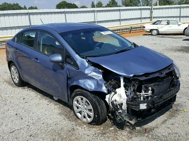 KNADM4A35G6589752 - 2016 KIA RIO LX BLUE photo 1