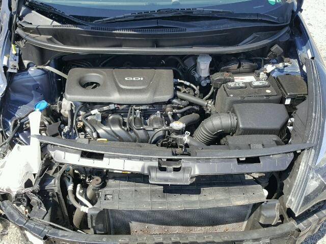 KNADM4A35G6589752 - 2016 KIA RIO LX Կապույտ լուսանկար 7