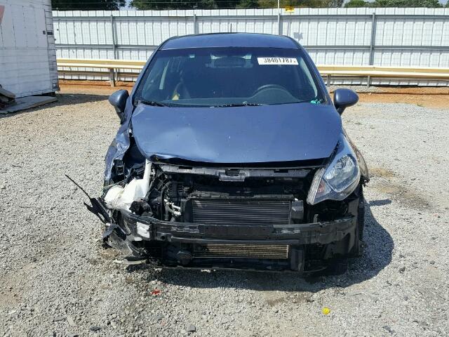 KNADM4A35G6589752 - 2016 KIA RIO LX BLUE photo 9