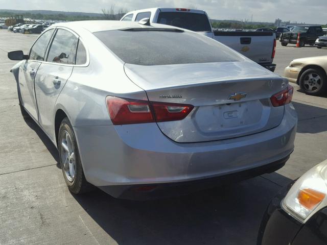 1G1ZB5ST5GF301238 - 2016 CHEVROLET MALIBU LS Gümüş foto 3