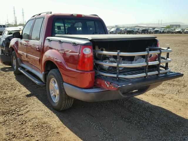 1FMZU67K44UB81152 - 2004 FORD EXPLORER S RED photo 3