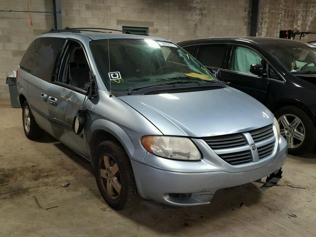 1D4GP45RX5B160409 - 2005 DODGE CARAVAN SX BLUE photo 1