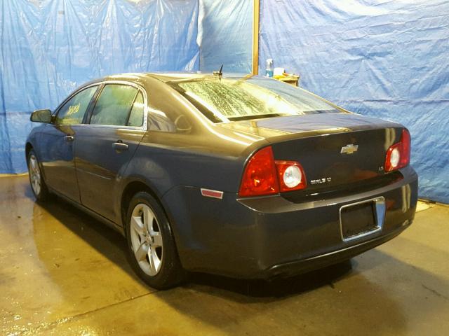 1G1ZB5EB8AF260579 - 2010 CHEVROLET MALIBU LS ნაცრისფერი ფოტო 3