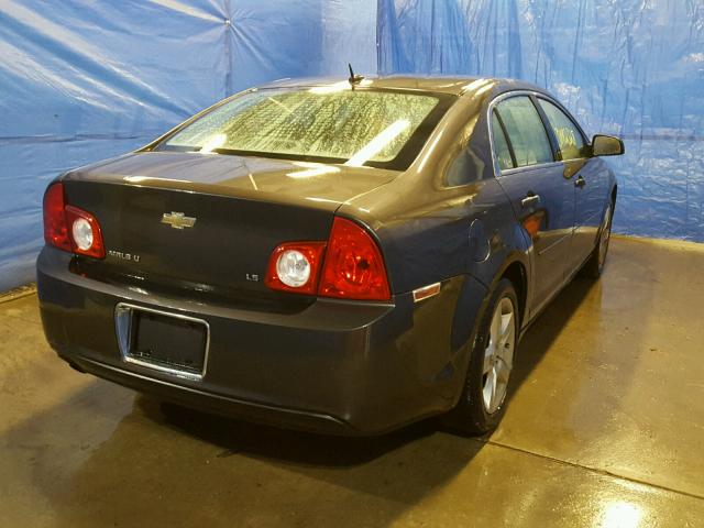 1G1ZB5EB8AF260579 - 2010 CHEVROLET MALIBU LS ნაცრისფერი ფოტო 4