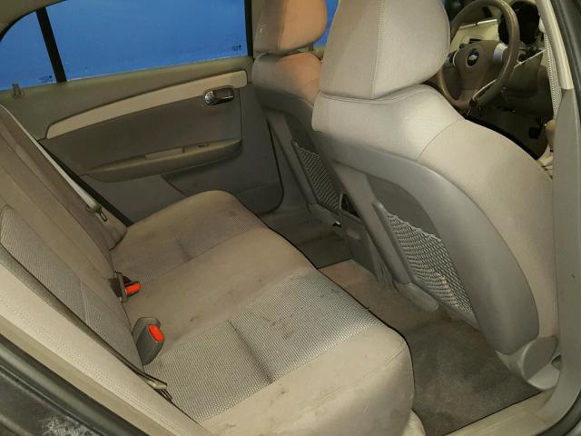 1G1ZB5EB8AF260579 - 2010 CHEVROLET MALIBU LS ნაცრისფერი ფოტო 6