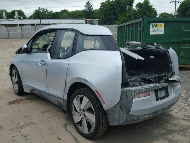 WBY1Z4C58EVX62719 - 2014 BMW I3 REX ვერცხლისფერი ფოტო 3