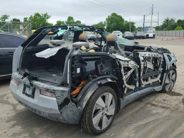 WBY1Z4C58EVX62719 - 2014 BMW I3 REX ვერცხლისფერი ფოტო 4