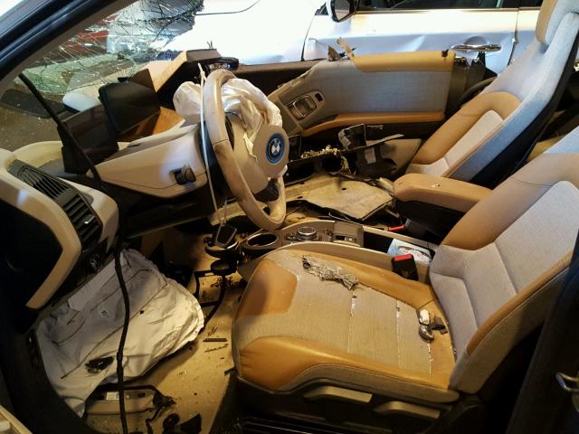 WBY1Z4C58EVX62719 - 2014 BMW I3 REX ვერცხლისფერი ფოტო 5