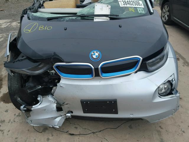 WBY1Z4C58EVX62719 - 2014 BMW I3 REX ვერცხლისფერი ფოტო 7