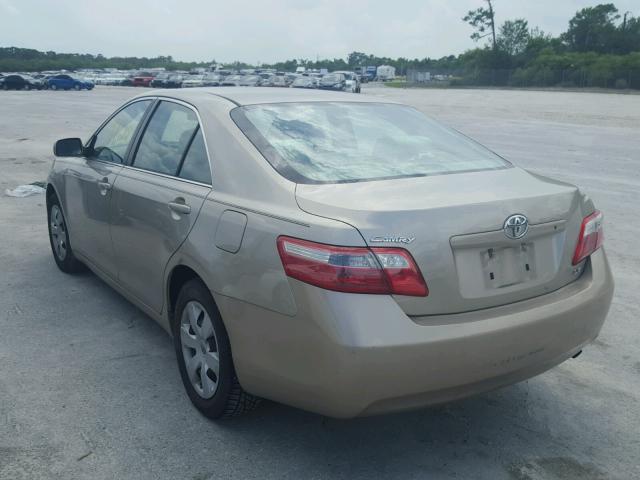 4T1BE46K57U727451 - 2007 TOYOTA CAMRY NEW GOLD photo 3