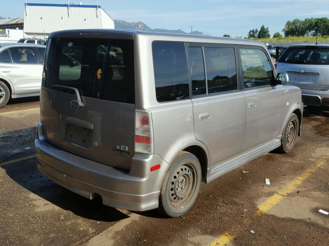 JTLKT324450202661 - 2005 TOYOTA SCION XB Gris foto 4