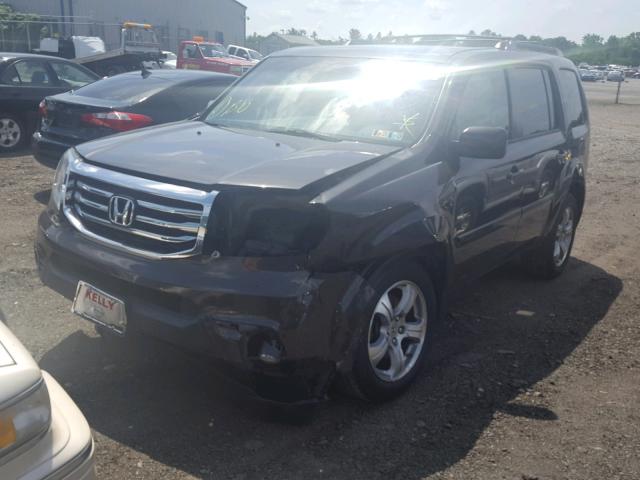 5FNYF4H72CB055128 - 2012 HONDA PILOT EXLN GRAY photo 2