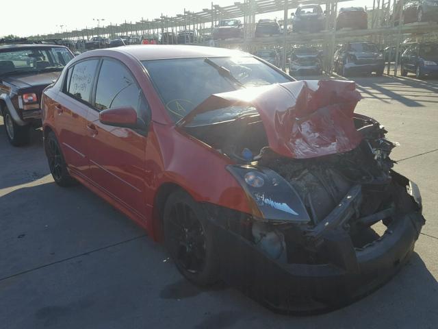 3N1CB61E67L702599 - 2007 NISSAN SENTRA SE- RED photo 1