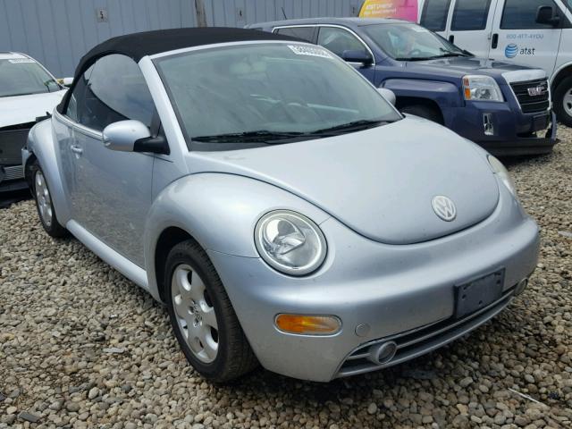 3VWCK21Y73M309860 - 2003 VOLKSWAGEN NEW BEETLE 银色 照片 1